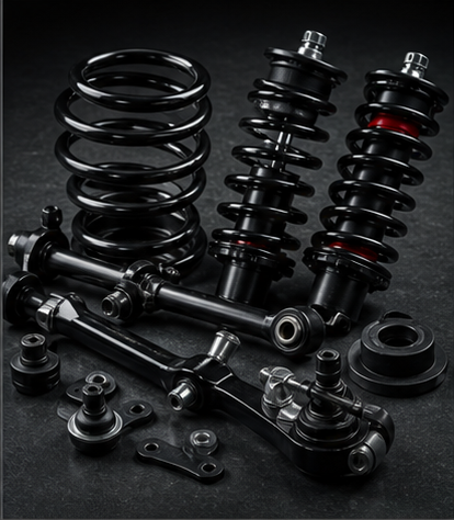 Suspension spring and shock absorber kit